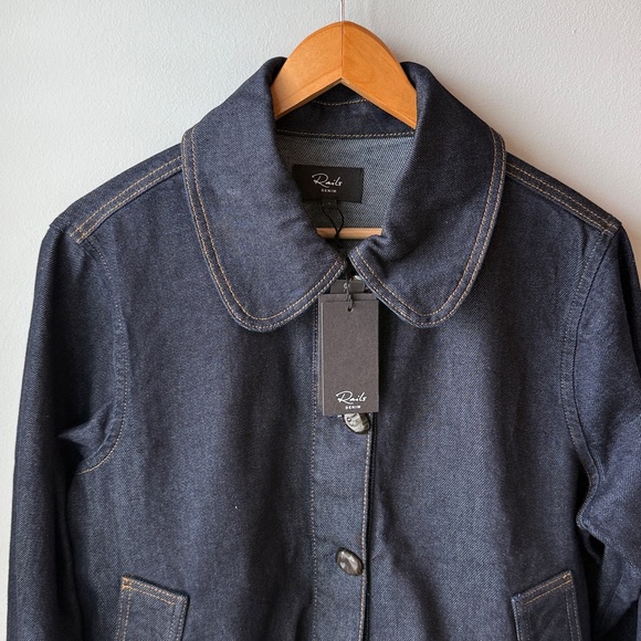 NWT RAILS Figueroa Denim Jacket in Midnight Blues - Picture 7 of 14